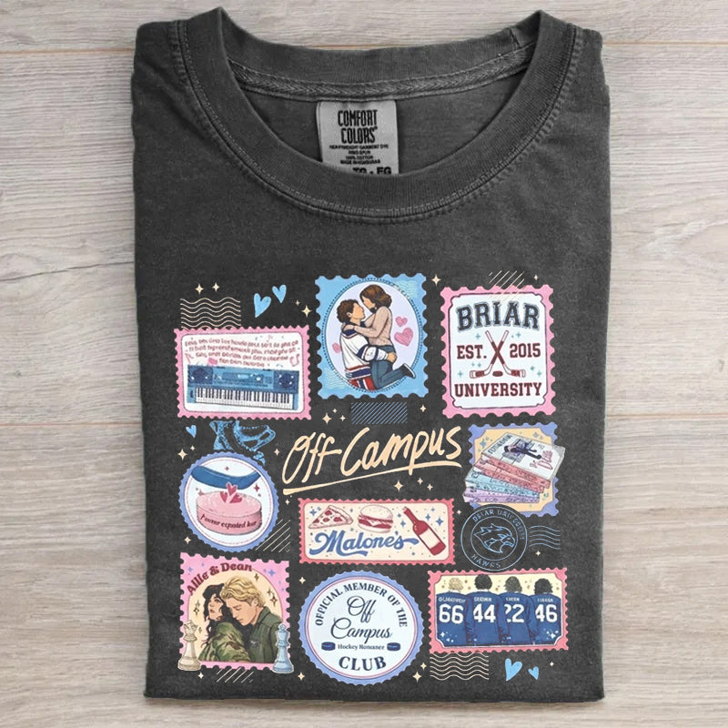 Campus Hockey Romance Book Fan T-Shirt