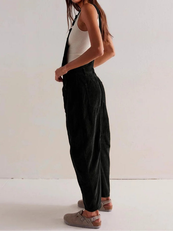 Vintage Corduroy Workwear Jumpsuit