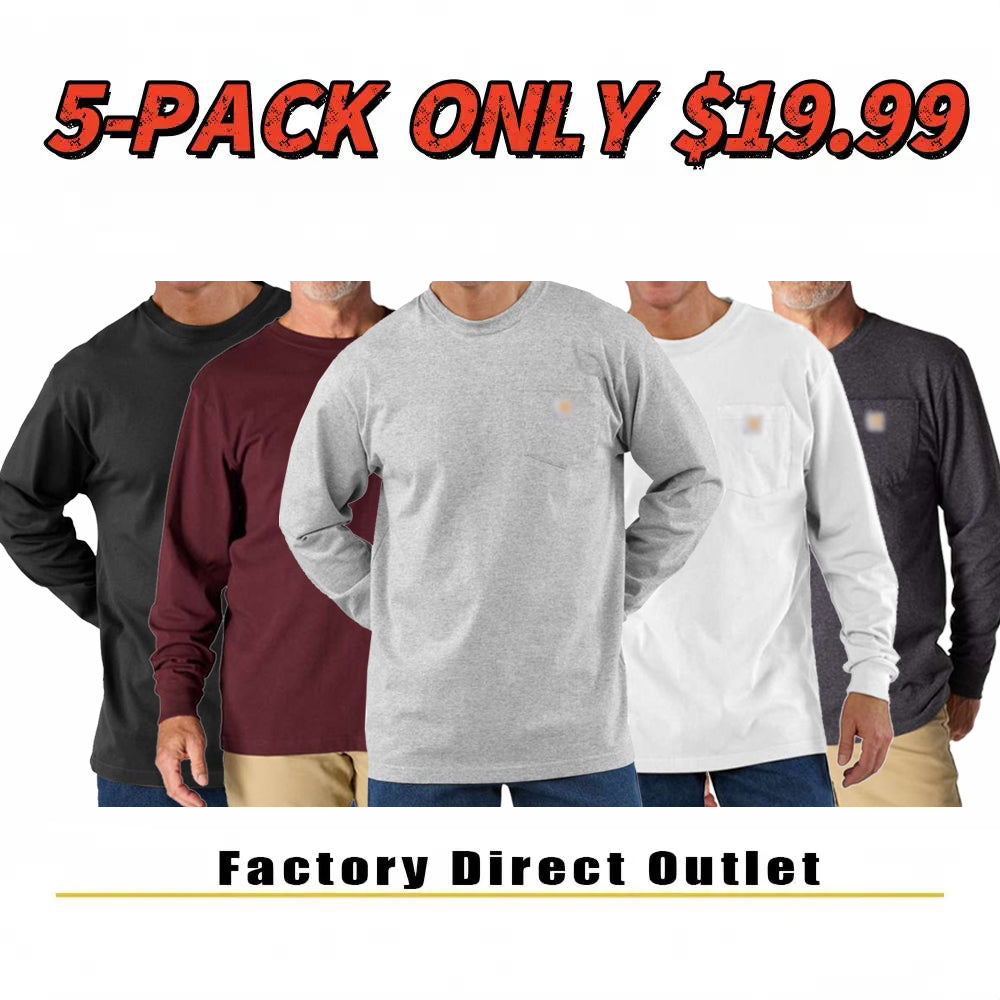 🔥Last Day Promotion! Men's K87 Workwear Loose Fit Heavyweight Short-Sleeve Pocket T-Shirt (Also Available in Big & Tall)